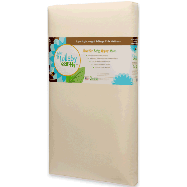 Lullaby Earth Super Lightweight 2 in 1 Crib Mattress  - LE14