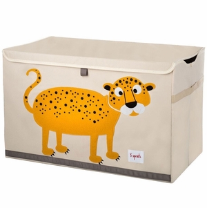 3 Sprouts Toy Chest - Leopard
