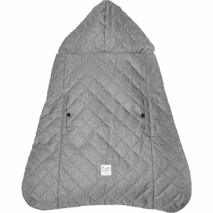 7 A.M. Enfant K-Poncho Baby Carrier Cover - Heather Grey