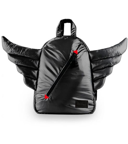 7 A.M. Mini Wings Kid Backpack - Black