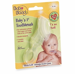 Baby Buddy Baby's 1st Toothbrush, Clear