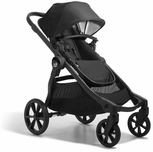 Baby Jogger City Select 2 Single-to-Double Stroller - Eco Collection - Lunar Black