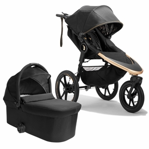 Baby Jogger x Robin Arzon Summit X3 Jogging Stroller + Deluxe Pram Bundle - City Royalty / Lunar Black
