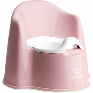 BabyBjorn Potty Chair - Powder Pink/White