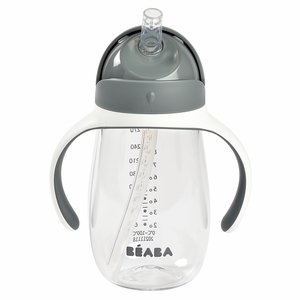 BEABA Straw Sippy Cup - Charcoal