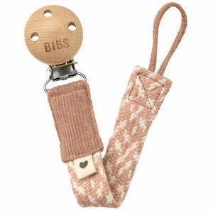 BIBS Pacifier Clip - Blush/Ivory