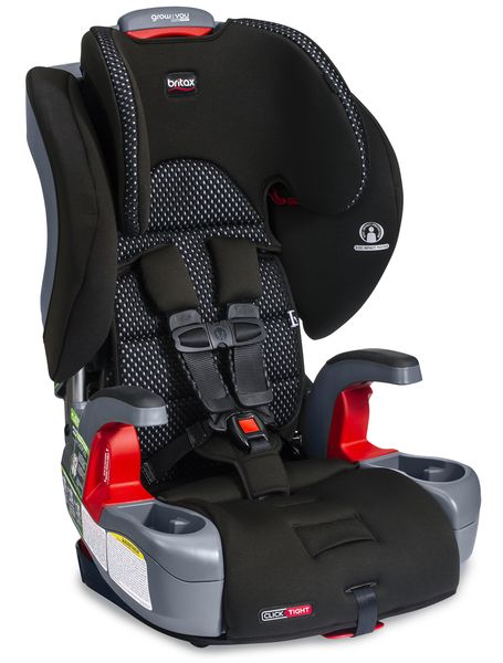 Britax Grow With You Clicktight Harness Booster Car Seat - Cool Flow Gray [New Version of the Frontier]