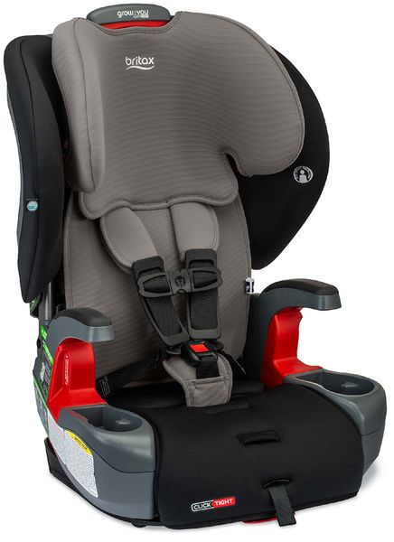 Britax Grow With You ClickTight Harness Booster Car Seat - Grey Contour