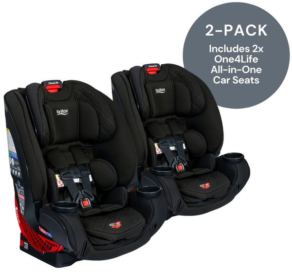 Britax One4Life ClickTight All-in-One Convertible Car Seat - Black Diamond (2 Pack)