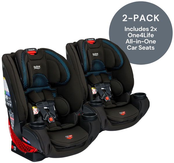 Britax One4Life ClickTight All-in-One Convertible Car Seat - Cool Flow Teal (2 Pack)