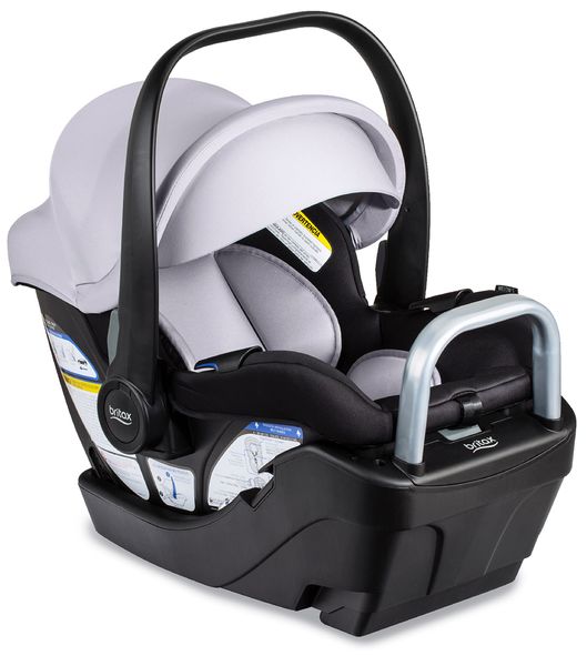Britax Willow S Infant Car Seat with Alpine Anti-Rebound Base - Glacier Onyx