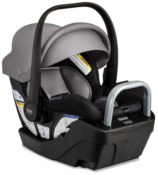 Britax Willow S Infant Car Seat with Alpine Anti-Rebound Base - Graphite Onyx