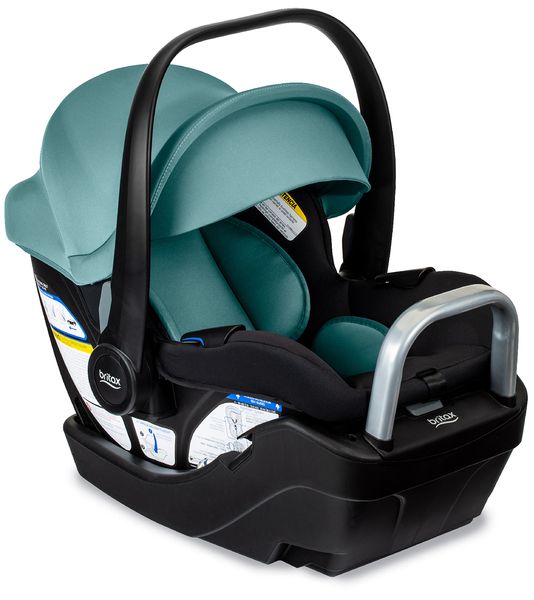 Britax Willow S Infant Car Seat with Alpine Anti-Rebound Base - Jade Onyx