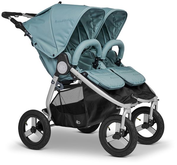 Bumbleride Indie Twin Side by Side Double Stroller - Sea Glass