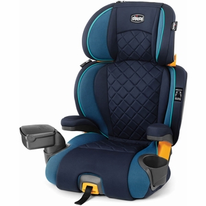Chicco KidFit Zip Plus 2-in-1 High Back Belt Positioning Booster Car Seat - Seascape