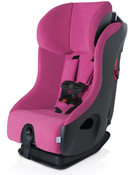 Clek Fllo Narrow Convertible Car Seat with Anti-Rebound Bar - C-Zero Flamingo