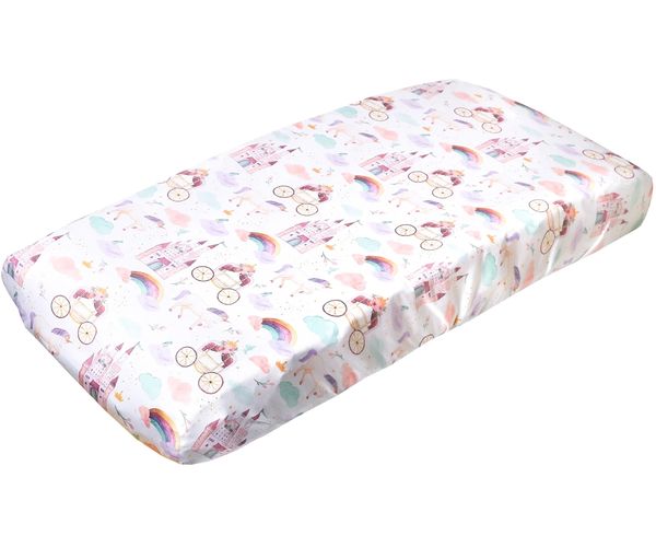Copper Pearl Premium Knit Diaper Changing Pad Cover - Enchanted