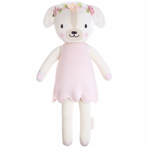 Cuddle+Kind Hand Knit Doll - Mini Charlotte the Dog, 13"