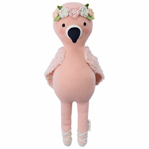 Cuddle+Kind Hand Knit Doll - Mini Penelope the Flamingo, 13"