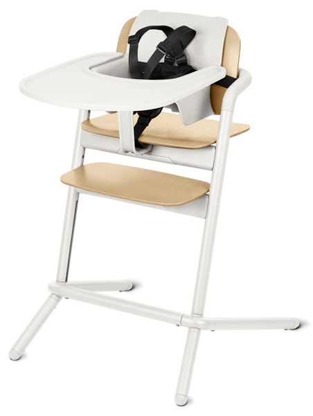 Cybex LEMO 1.5 High Chair - Wood - Porcelain White (Albee Exclusive)