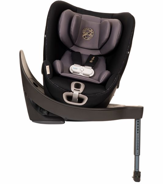  CYBEX Sirona S Rotating Convertible Car Seat with Load Leg and with SensorSafe - Premium Black
