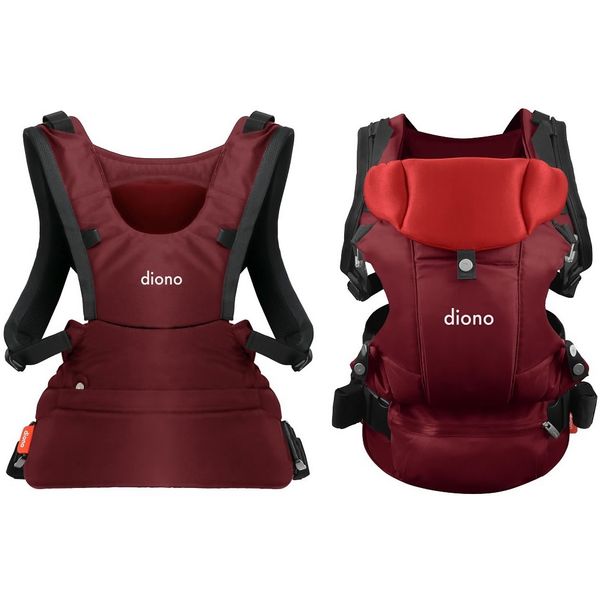 Diono Carus Essentials 3-in-1 Baby Carrier - Red
