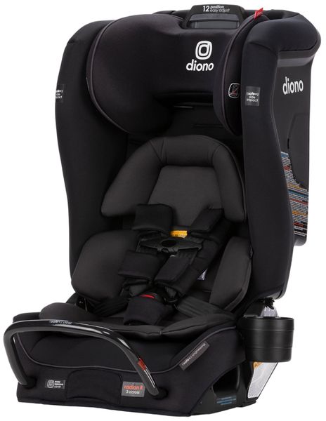 Diono Radian 3 RXT Safe+ Narrow All-in-One Convertible Car Seat - Black Jet