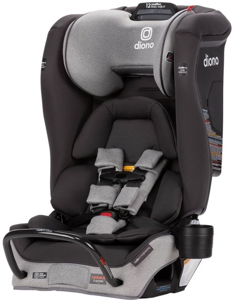 Diono Radian 3 RXT Safe+ Narrow All-in-One Convertible Car Seat - Gray Slate