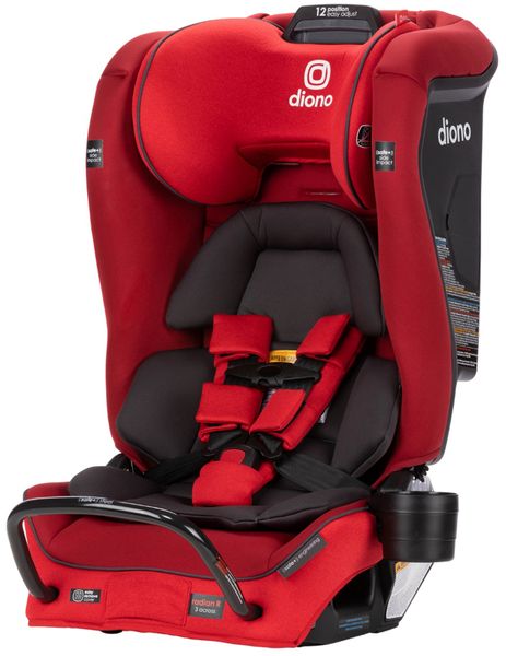 Diono Radian 3 RXT Safe+ Narrow All-in-One Convertible Car Seat - Red Cherry