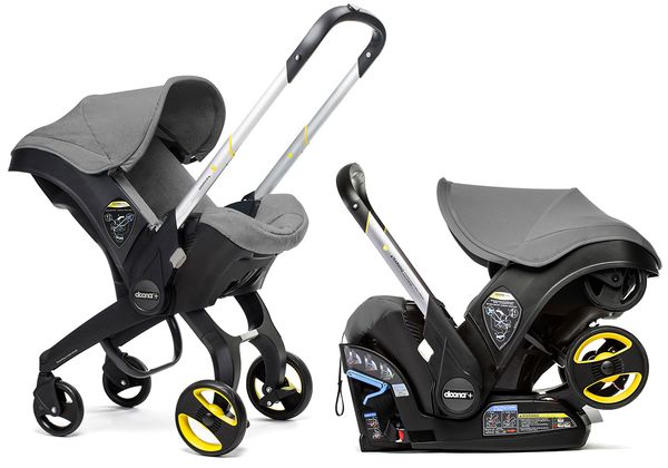 Doona Infant Car Seat & Stroller - Storm (Grey)