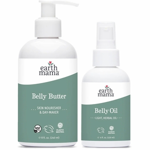 Earth Mama Belly Bundle - Belly Butter and Belly Oil
