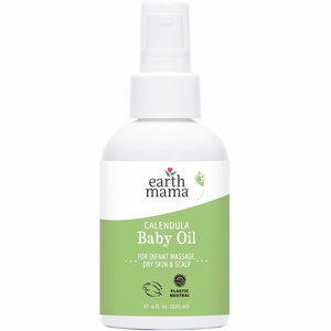 Earth Mama Calendula Baby Oil, 4 fl. oz.