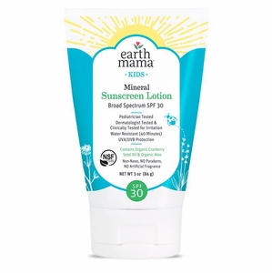 Earth Mama Kids Mineral Sunscreen Lotion SPF 30