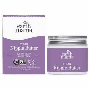 Earth Mama Vegan Nipple Butter, 2 fl. oz.