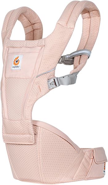Ergobaby Alta Hip Seat Mesh Baby Carrier - Pink Quartz