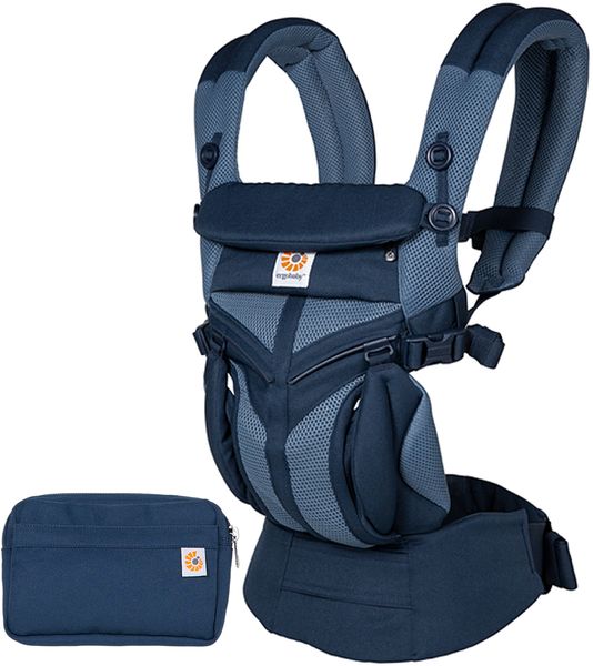 Ergobaby Omni 360 Cool Air Mesh Baby Carrier - Tones of Blue