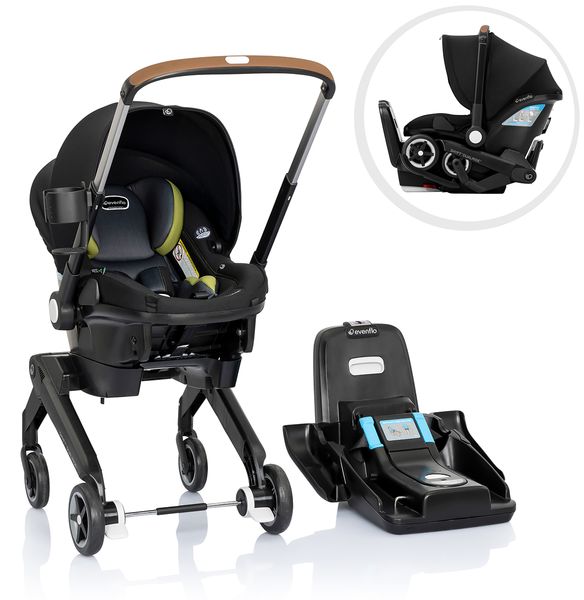 Evenflo Shyft DualRide Infant Car Seat and Stroller Combo - Durham Green