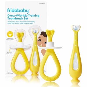 FridaBaby Grow-with-Me Training Toothbrush Set