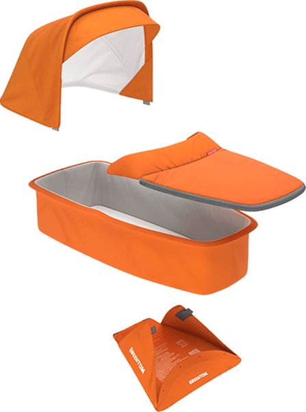 Greentom Carrycot Fabric & Mattress Set - Orange