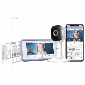 Hubble Connected Nursery Pal Crib Edition Smart Baby Monitor