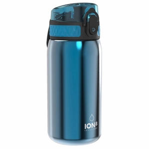 Ion8 Leak Proof Kids Stainless Steel Water Bottle, 13oz - Blue