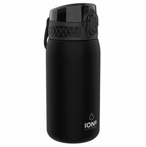 Ion8 Leak Proof Kids Water Bottle, 13oz - Black
