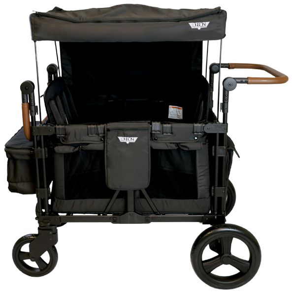 Keenz XC+ 2.0 (4 Seater) Stroller Wagon - Black