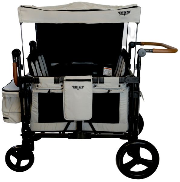 Keenz XC+ 2.0 (4 Seater) Stroller Wagon - Grey