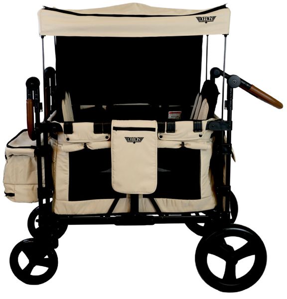 Keenz XC+ 2.0 (4 Seater) Stroller Wagon - Mocha