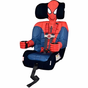 KidsEmbrace Harness Booster Car Seat - Ultimate Spider-Man, Black