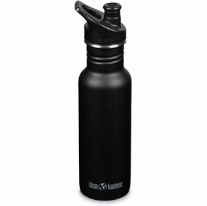 Klean Kanteen Classic Stainless Steel Bottle, 18 oz - Black