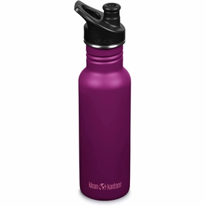 Klean Kanteen Classic Stainless Steel Bottle, 18 oz - Purple Potion