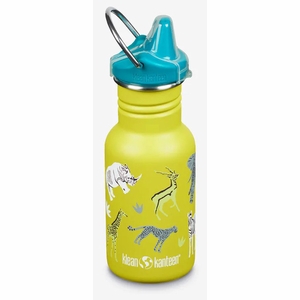 Klean Kanteen Kid Classic Sippy Water Bottle, 12 oz - Safari