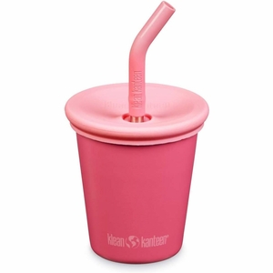 Klean Kanteen Kid Cup with Straw Lid, 10oz - Rouge Red